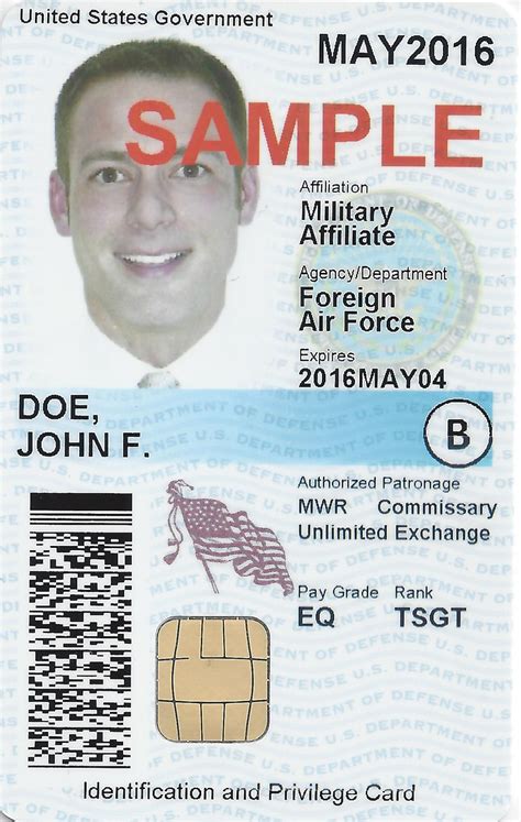 military cac card